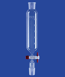 Bild von Tropftrichter, zylindrisch, graduiert, 50ml, NS14/23